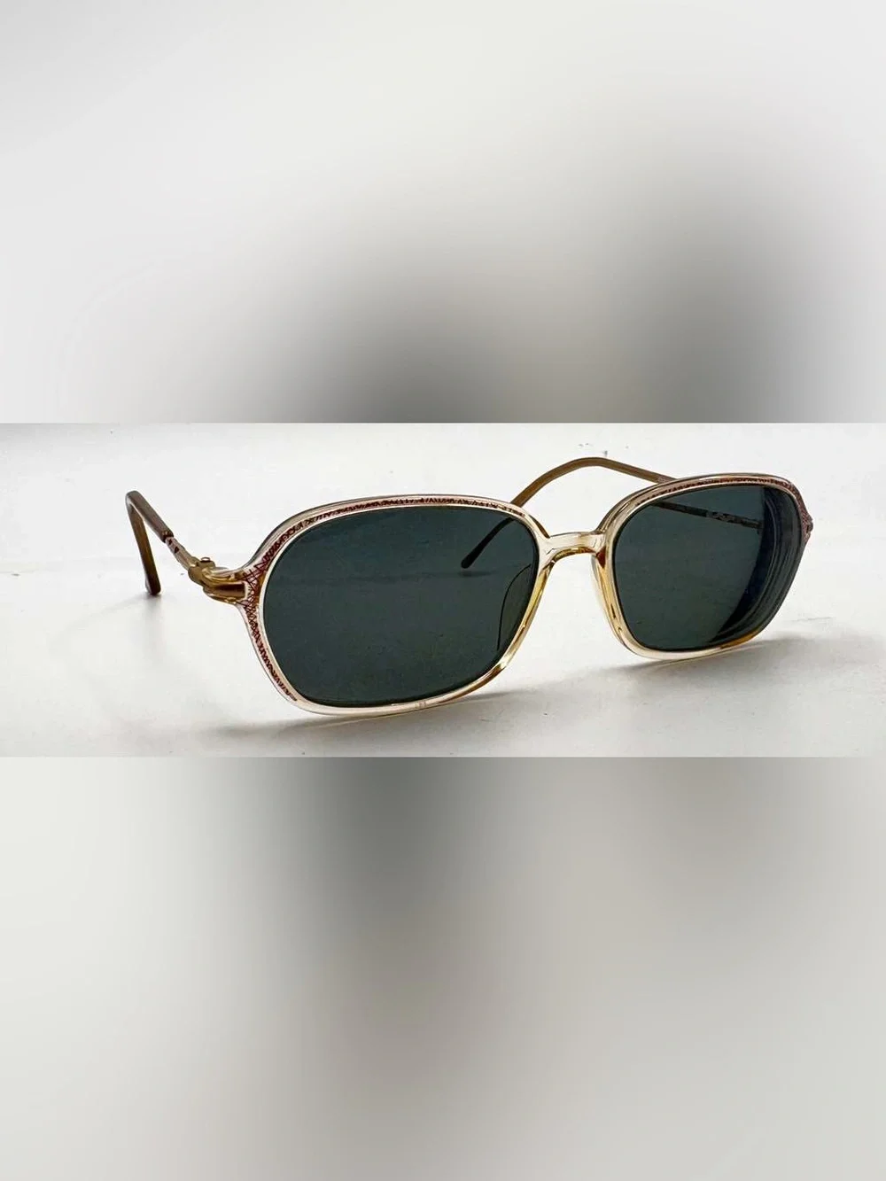 EN3655S Brown Oval Sunglasses Frames Only